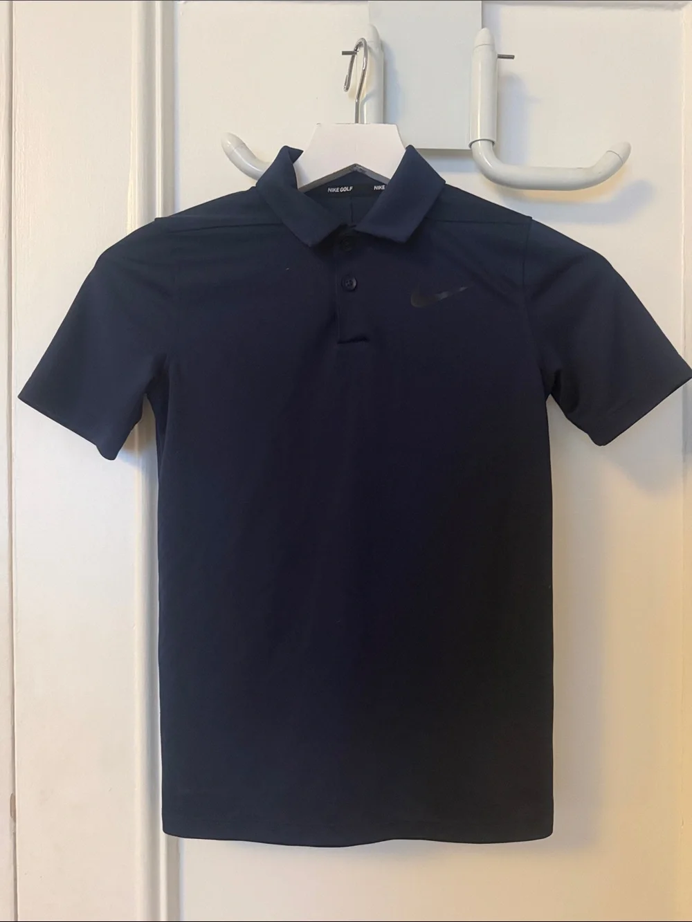 Nike Boys Navy Short-Sleeve Polo